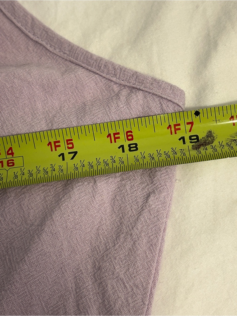 PatPat Dress  Lavender High-Low Button XL tag FITS M to L crepe cotton sundress - Picture 7 of 16